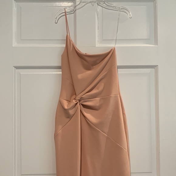 Nookie Lust One Shoulder Gown Blush - Picture 3 of 4